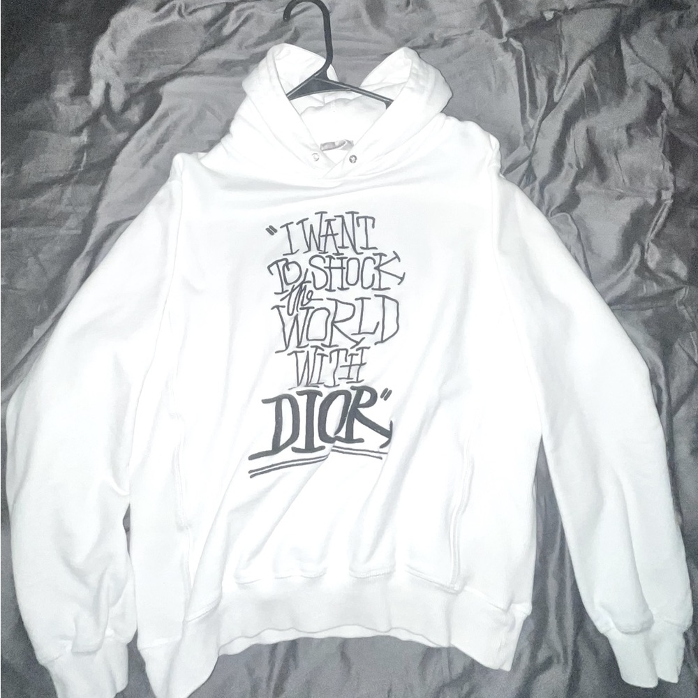 Men’s Dior X Stussy Graphic Hoodie